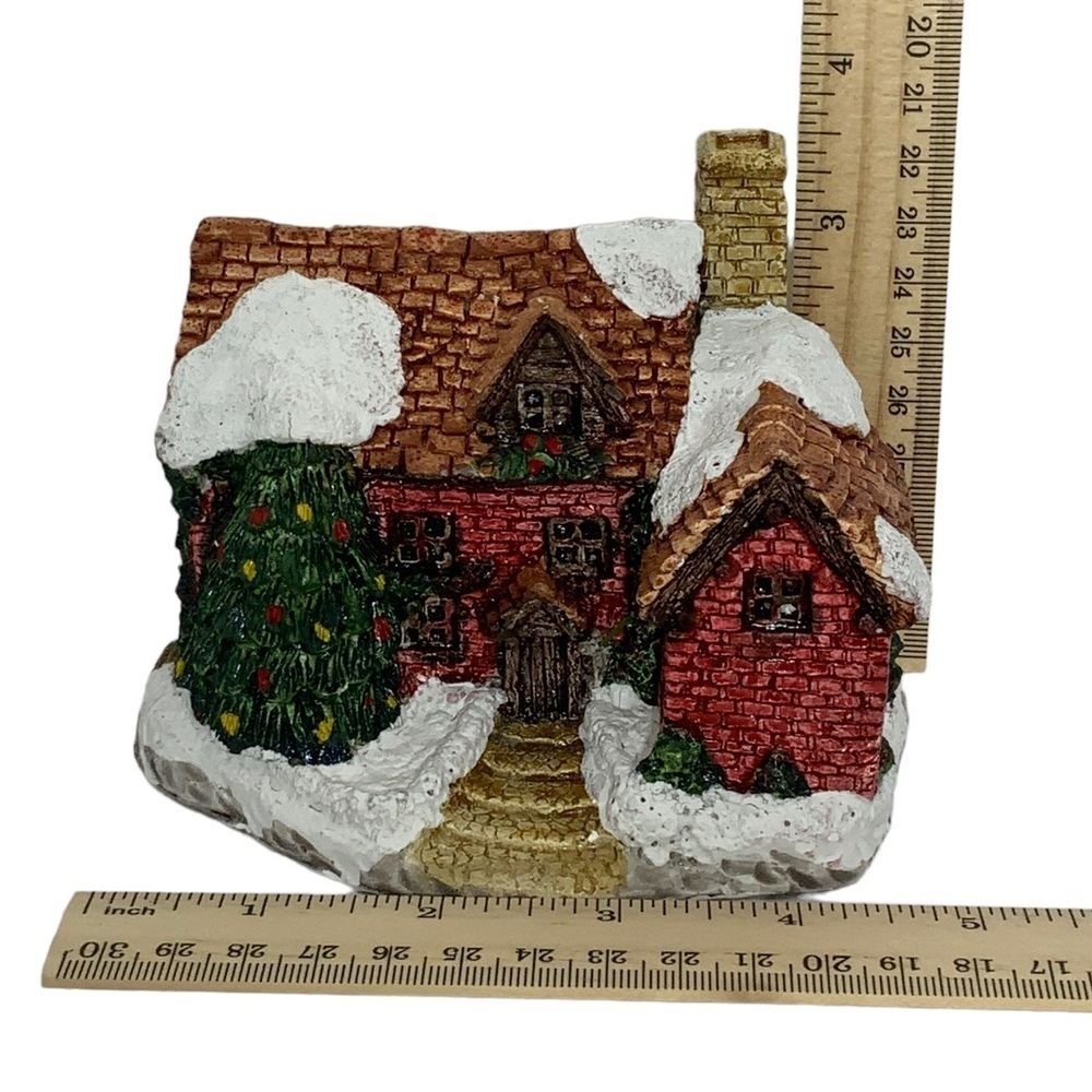 Christmas Village Cottage English Dickens Kincaid Style House Miniature Scale - Picture 9 of 15